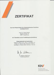 Zertifikate und Fortbildungen